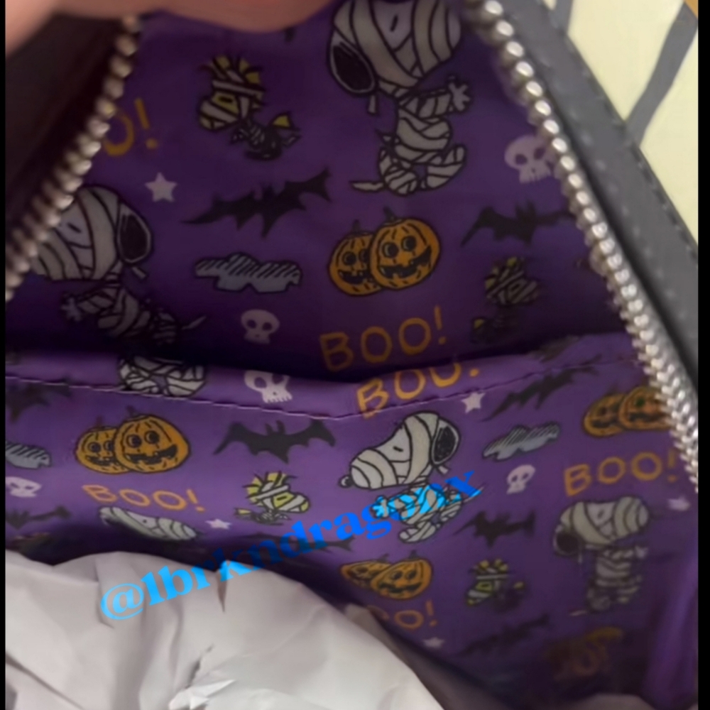 NWT Snoopy Peanuts Halloween Backpack Loungefly Snoopy Official - Picture 12 of 16